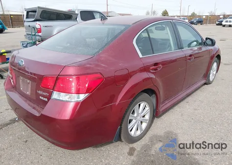 2011 Subaru Legacy 2.5I Premium from USA, damaged, VIN 4S3BMBF64B3214723